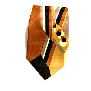 Pierre Balmain Patterned Silk Tie NWOT